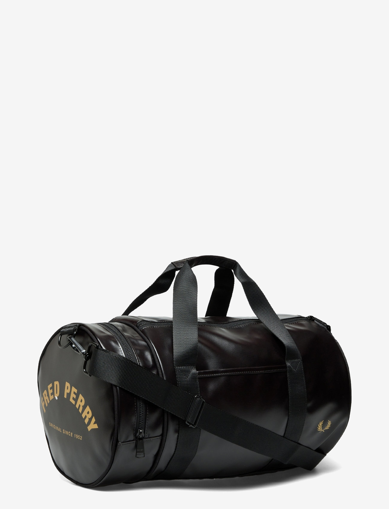 Fred Perry - TONAL CLASSIC BARREL BAG - nach anlass kaufen - black/gold - 2