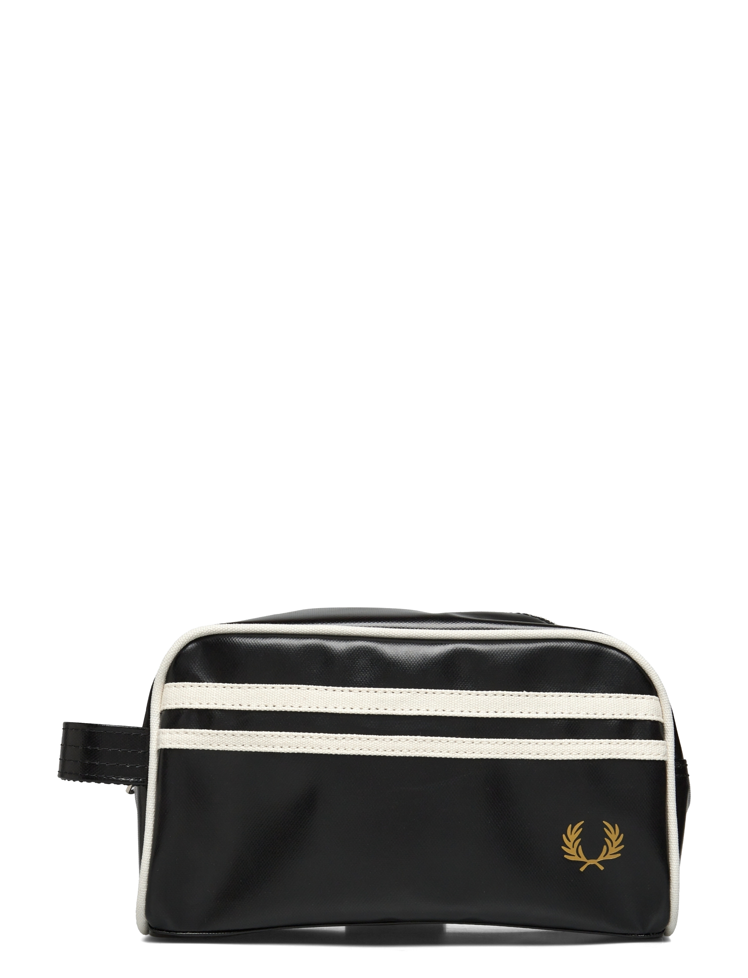 Fred Perry Coated Polyester Wash Bag, One Size, Bags, Schwarz - Toiletry Männerswear