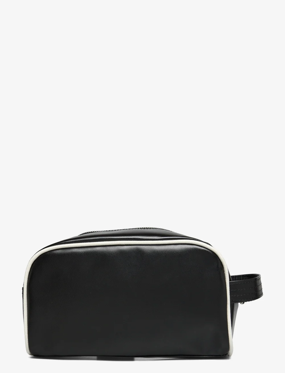 Fred Perry - COATED POLYESTER WASH BAG - nach anlass kaufen - black/ ecru - 1