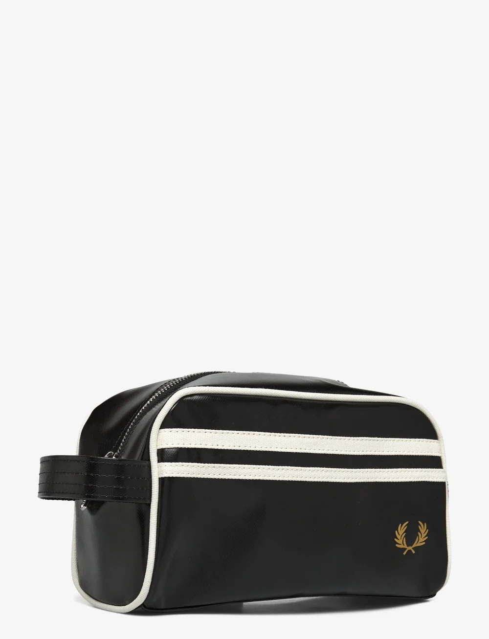 Fred Perry - COATED POLYESTER WASH BAG - nach anlass kaufen - black/ ecru - 2