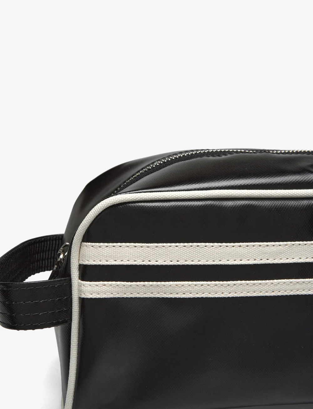 Fred Perry - COATED POLYESTER WASH BAG - nach anlass kaufen - black/ ecru - 3