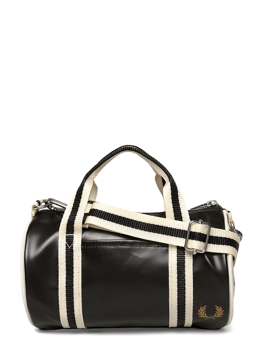 Fred Perry - CLASSIC MINI BARREL BAG - osta olukorra järgi - black/ecru - 0