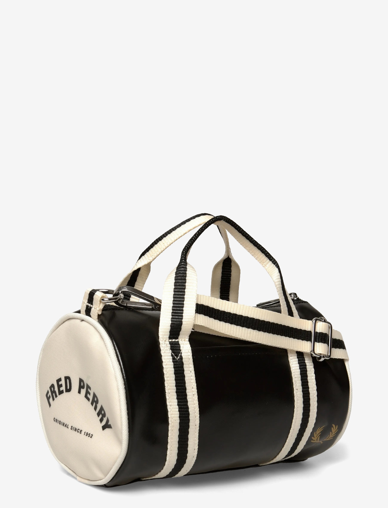Fred Perry - CLASSIC MINI BARREL BAG - nach anlass kaufen - black/ecru - 2