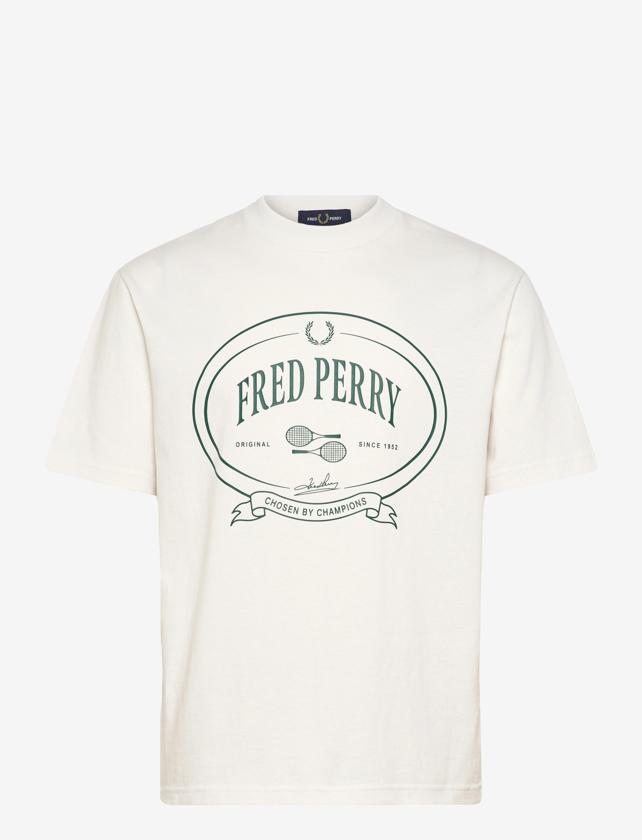 Fred Perry - CHOSEN BY CHAMPIONS TEE - kurzärmelig - snow white - 0