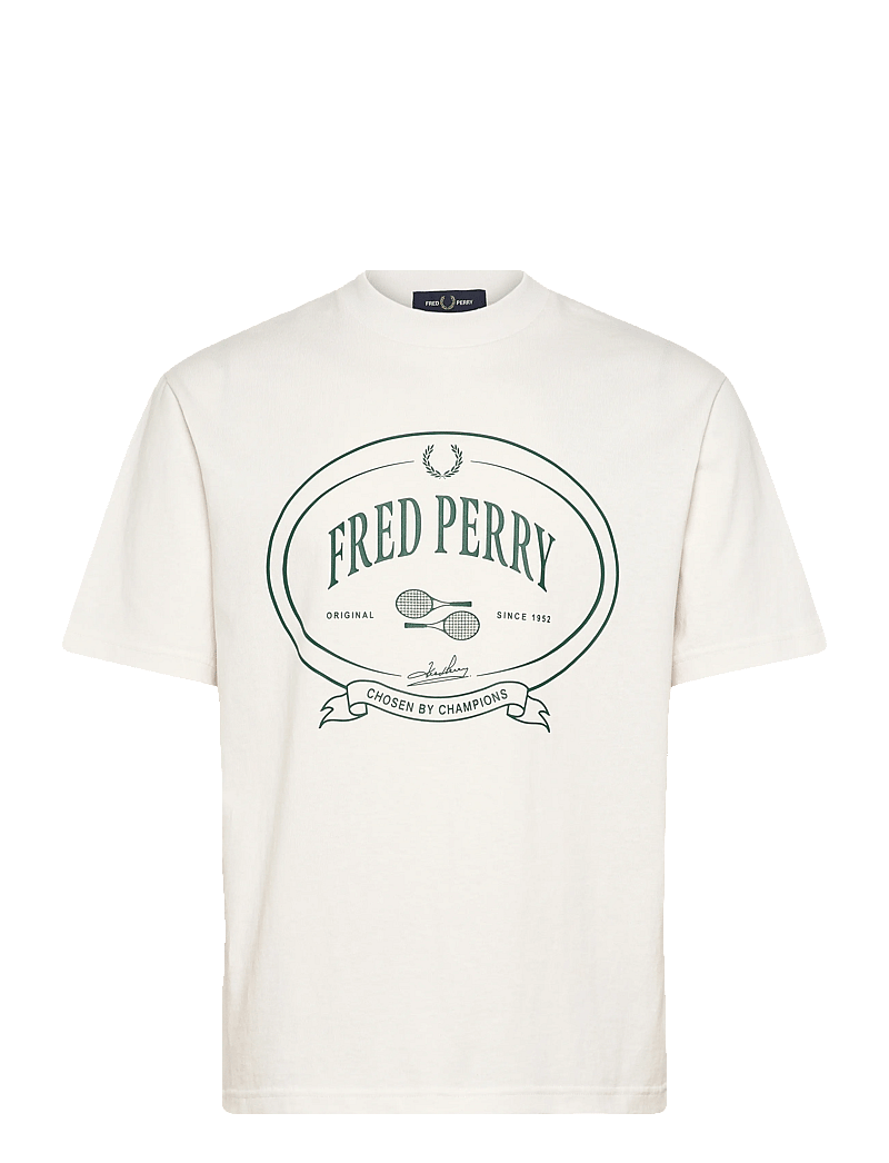 Fred Perry - CHOSEN BY CHAMPIONS TEE - kurzärmelig - snow white - 0