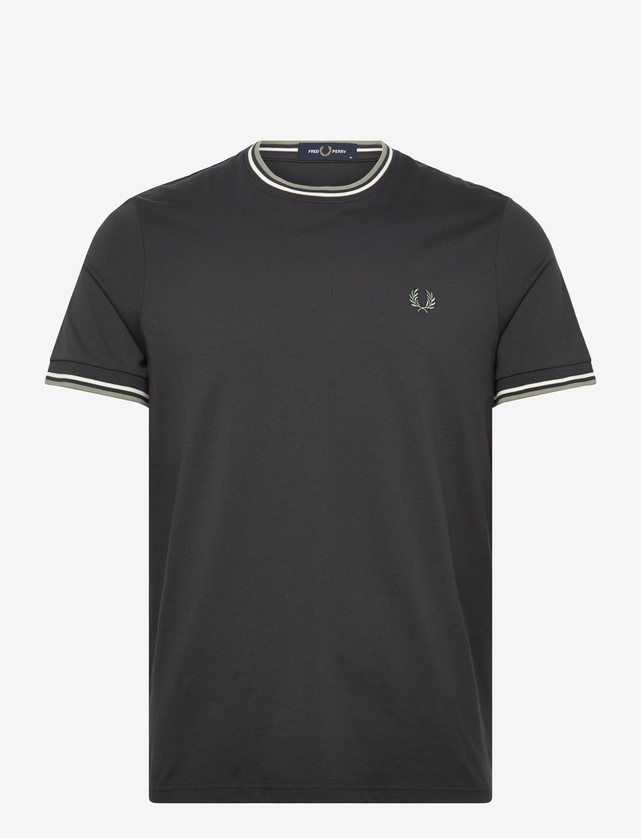 Fred Perry - TWIN TIPPED T-SHIRT - kortærmede t-shirts - ancgy/ec/sgrs - 0