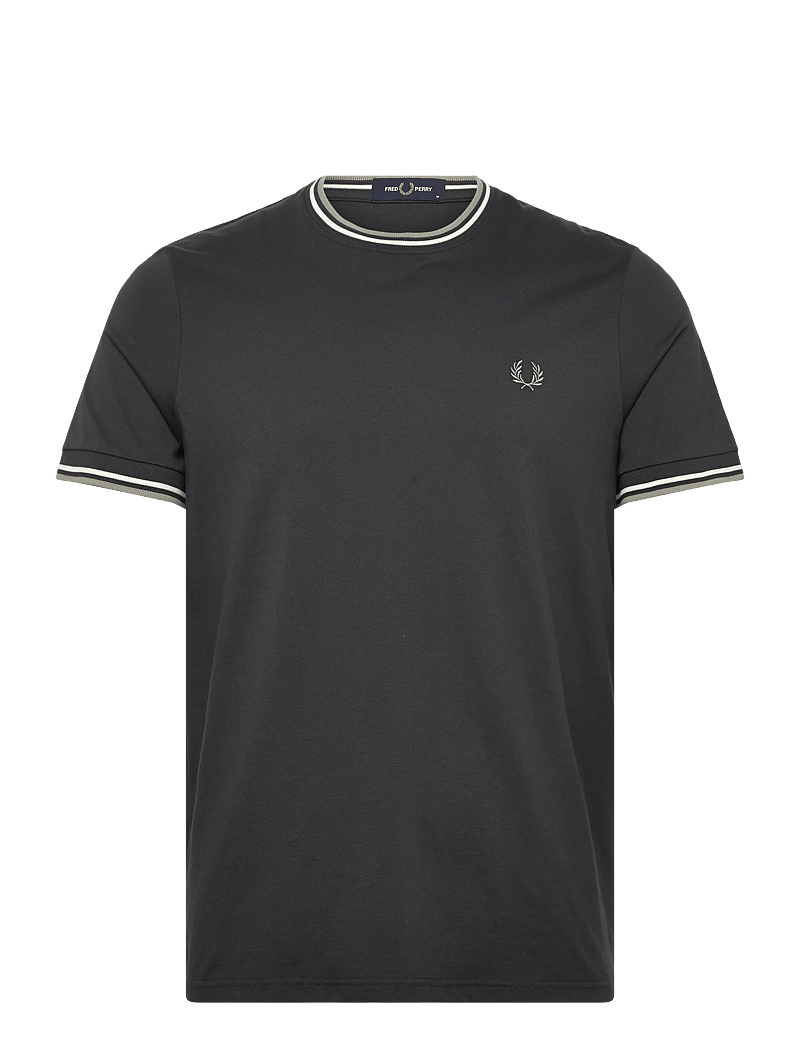 T-shirt Coupe Droite Marron Fred Perry Homme - 2693457-marron T-shirt Coupe Droite Marron Fred Perry Homme - 2693457-marron
