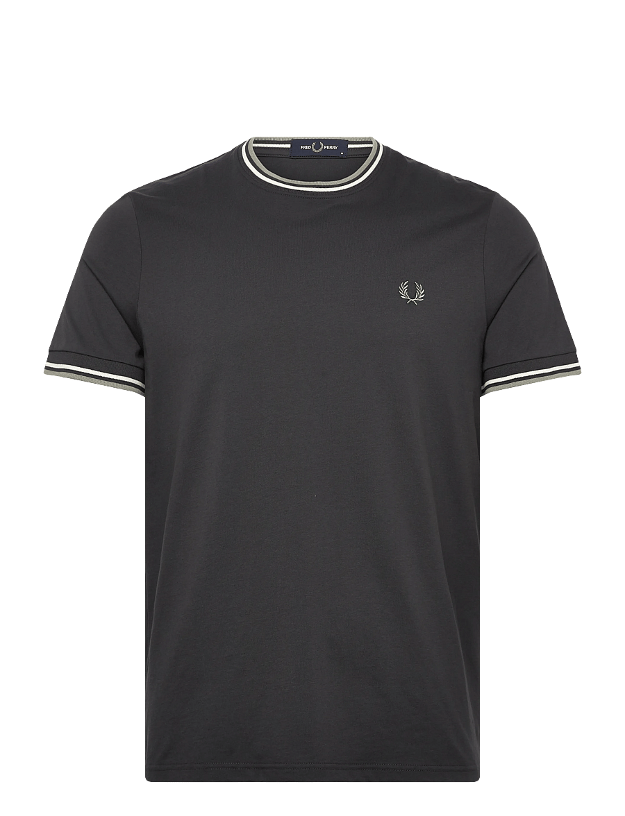 Fred Perry - TWIN TIPPED T-SHIRT - short-sleeved t-shirts - ancgy/ec/sgrs - 1