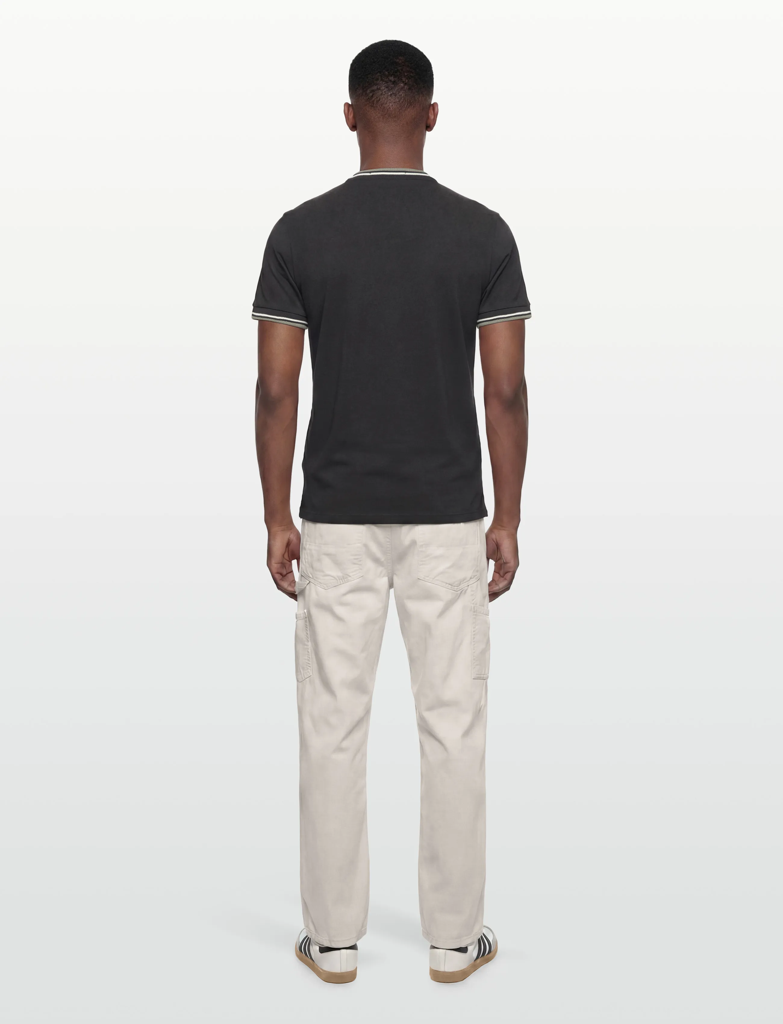 Fred Perry - TWIN TIPPED T-SHIRT - kortærmede t-shirts - ancgy/ec/sgrs - 4