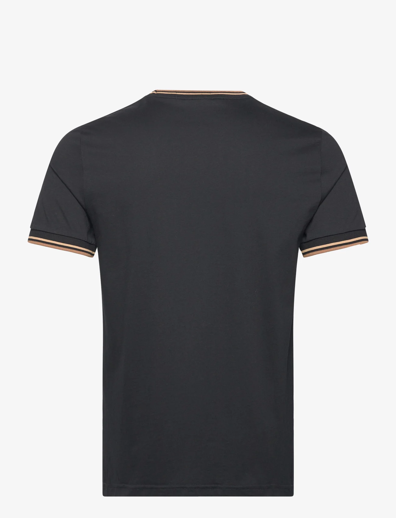 Fred Perry - TWIN TIPPED T-SHIRT - basic t-shirts - bk/wrmston/shdst - 1