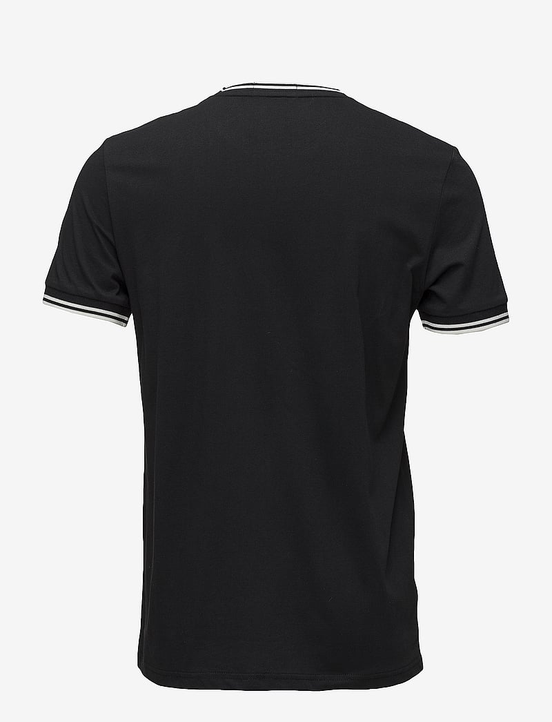 Fred Perry - TWIN TIPPED T-SHIRT - kortermede t-skjorter - black - 2