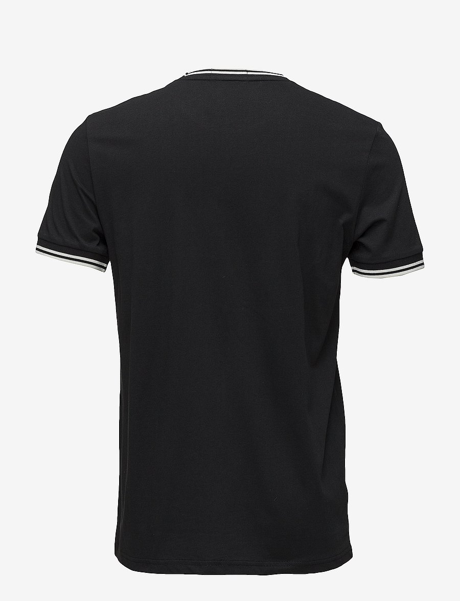 Fred Perry - TWIN TIPPED T-SHIRT - short-sleeved t-shirts - black - 2