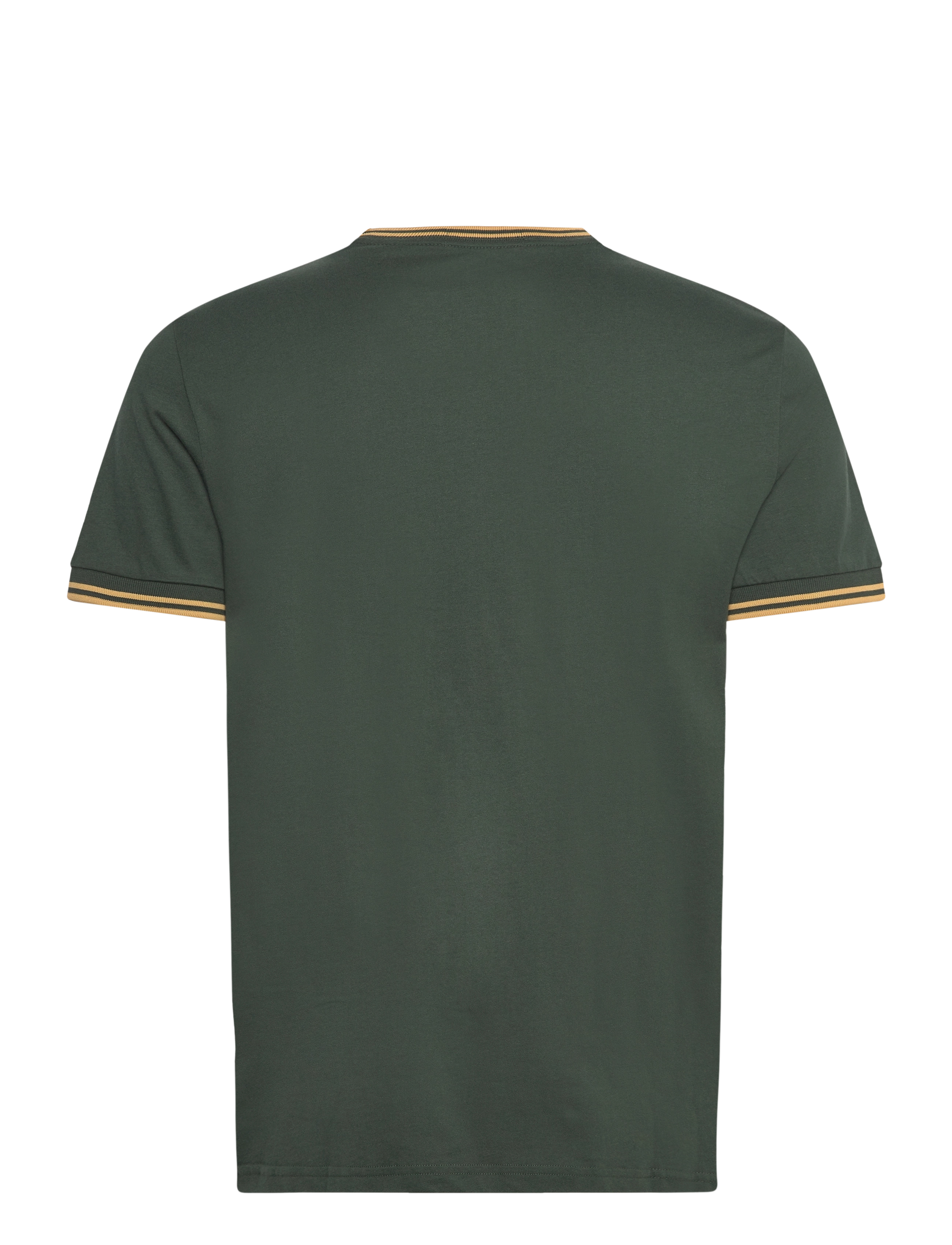 Fred Perry - TWIN TIPPED T-SHIRT - kortærmede t-shirts - crt grn/hnycmb - 1