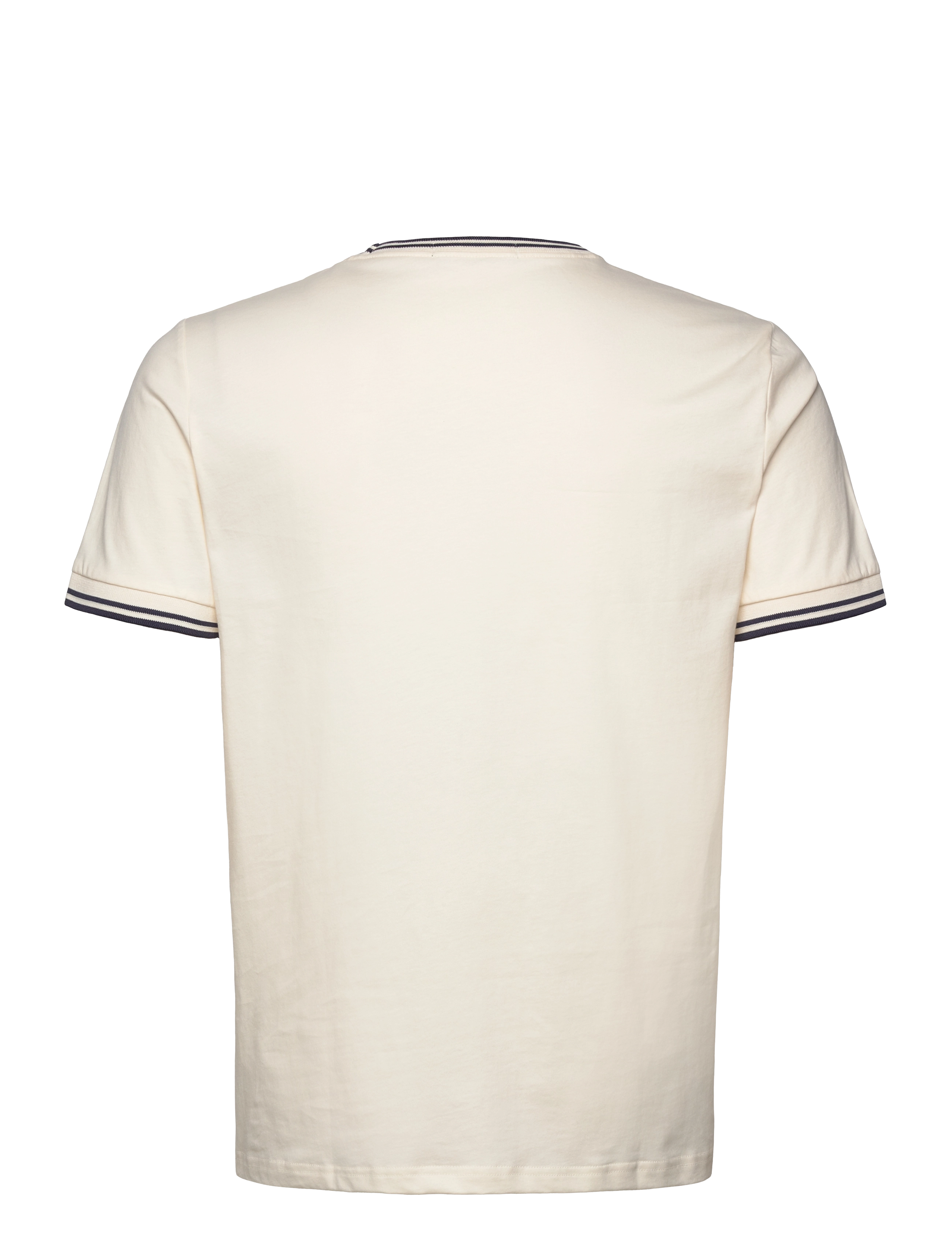 Fred Perry - TWIN TIPPED T-SHIRT - kortærmede t-shirts - ecru/tennis blue - 1