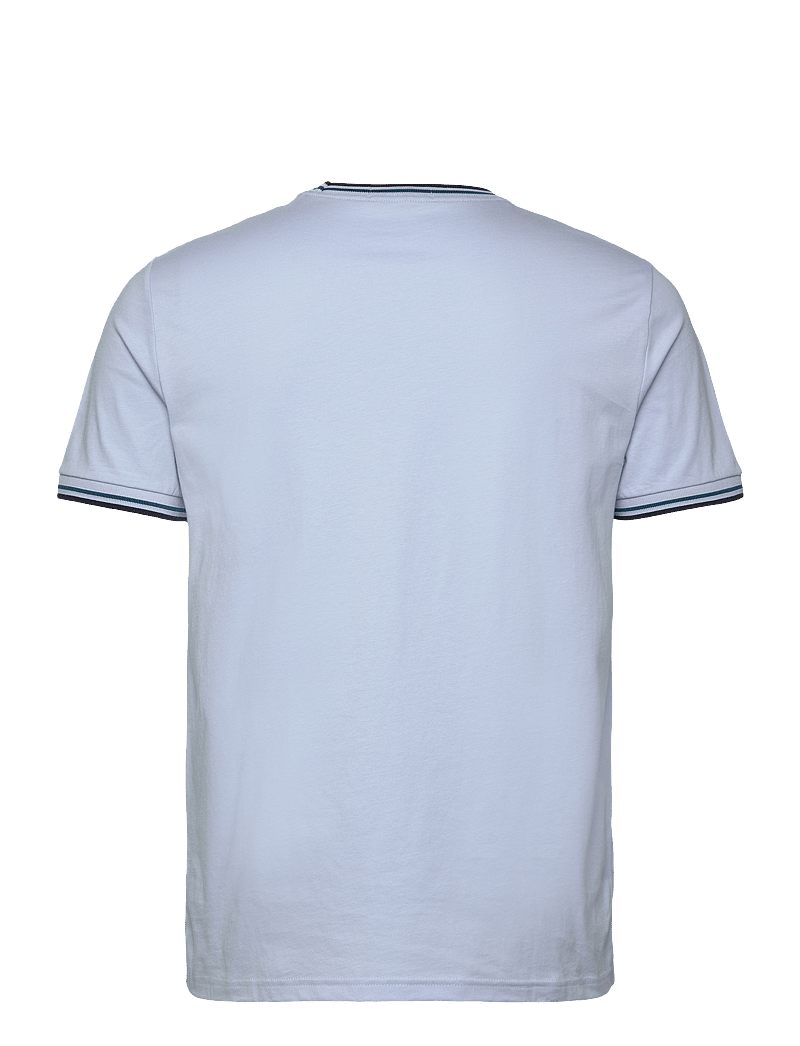 Fred Perry - TWIN TIPPED T-SHIRT - krótki rękaw - lghsmo/ptrbl/ny - 1