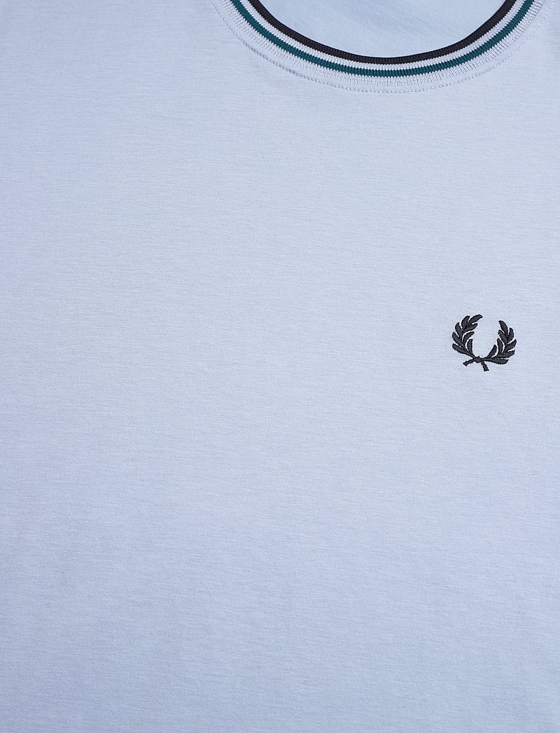 Fred Perry - TWIN TIPPED T-SHIRT - krótki rękaw - lghsmo/ptrbl/ny - 2