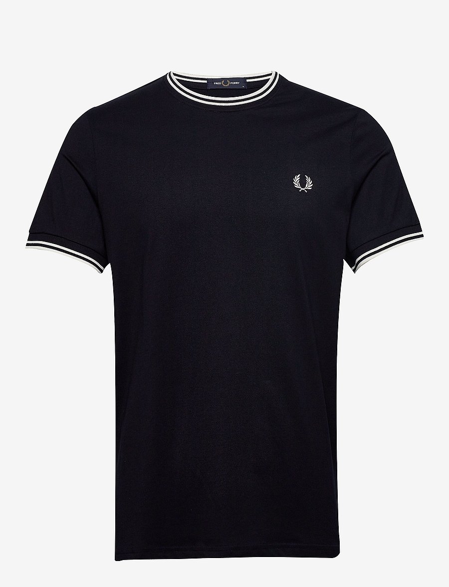 Fred Perry - TWIN TIPPED T-SHIRT - short-sleeved t-shirts - navy - 0