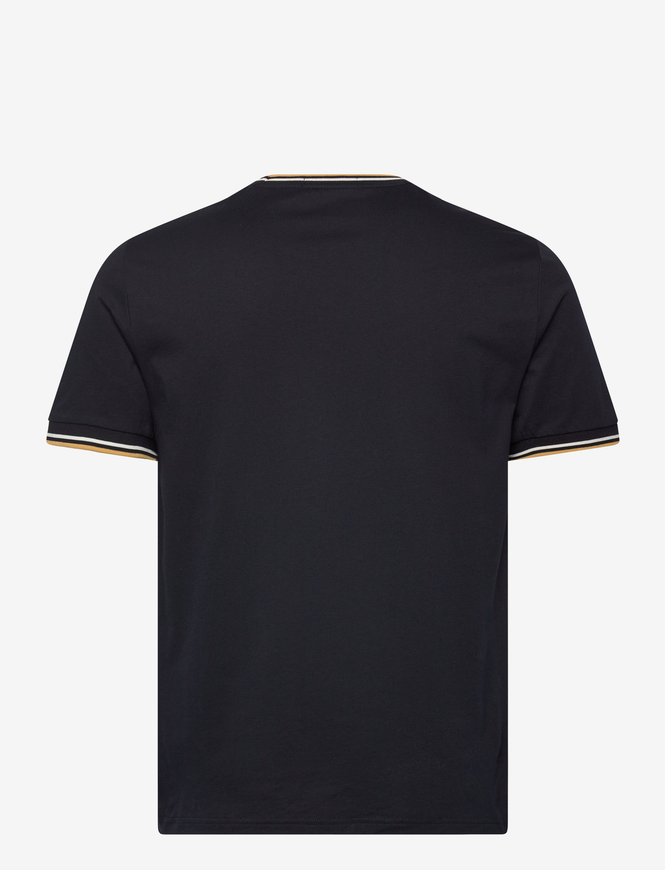 Fred Perry - TWIN TIPPED T-SHIRT - kortärmade t-shirts - navy/ecru/honeycomb - 2
