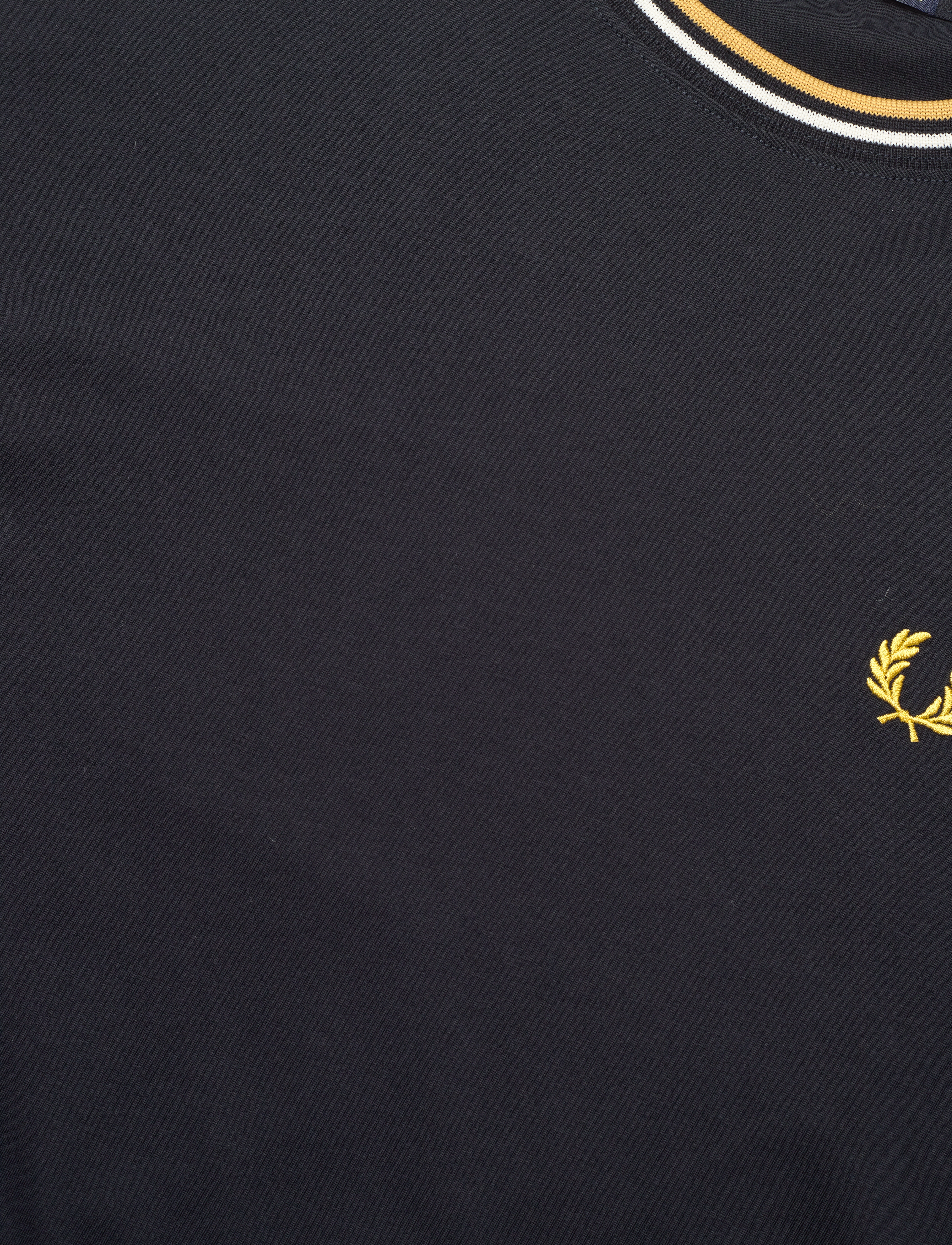 Fred Perry - TWIN TIPPED T-SHIRT - kurzärmelig - navy/ecru/honeycomb - 5