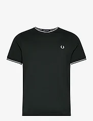 Fred Perry - TWIN TIPPED T-SHIRT - perus t-paidat - nightgreen/snwht - 0