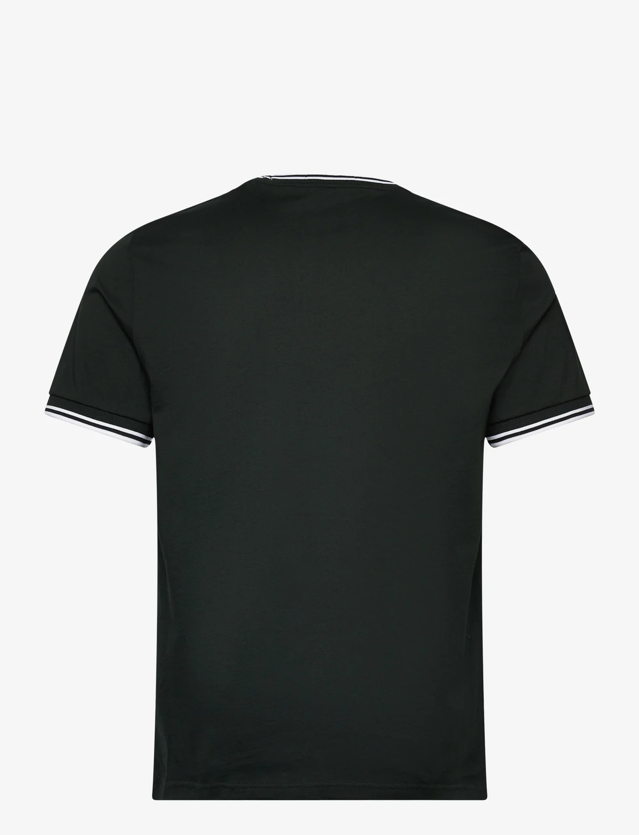 Fred Perry - TWIN TIPPED T-SHIRT - laisvalaikio marškinėliai - nightgreen/snwht - 1