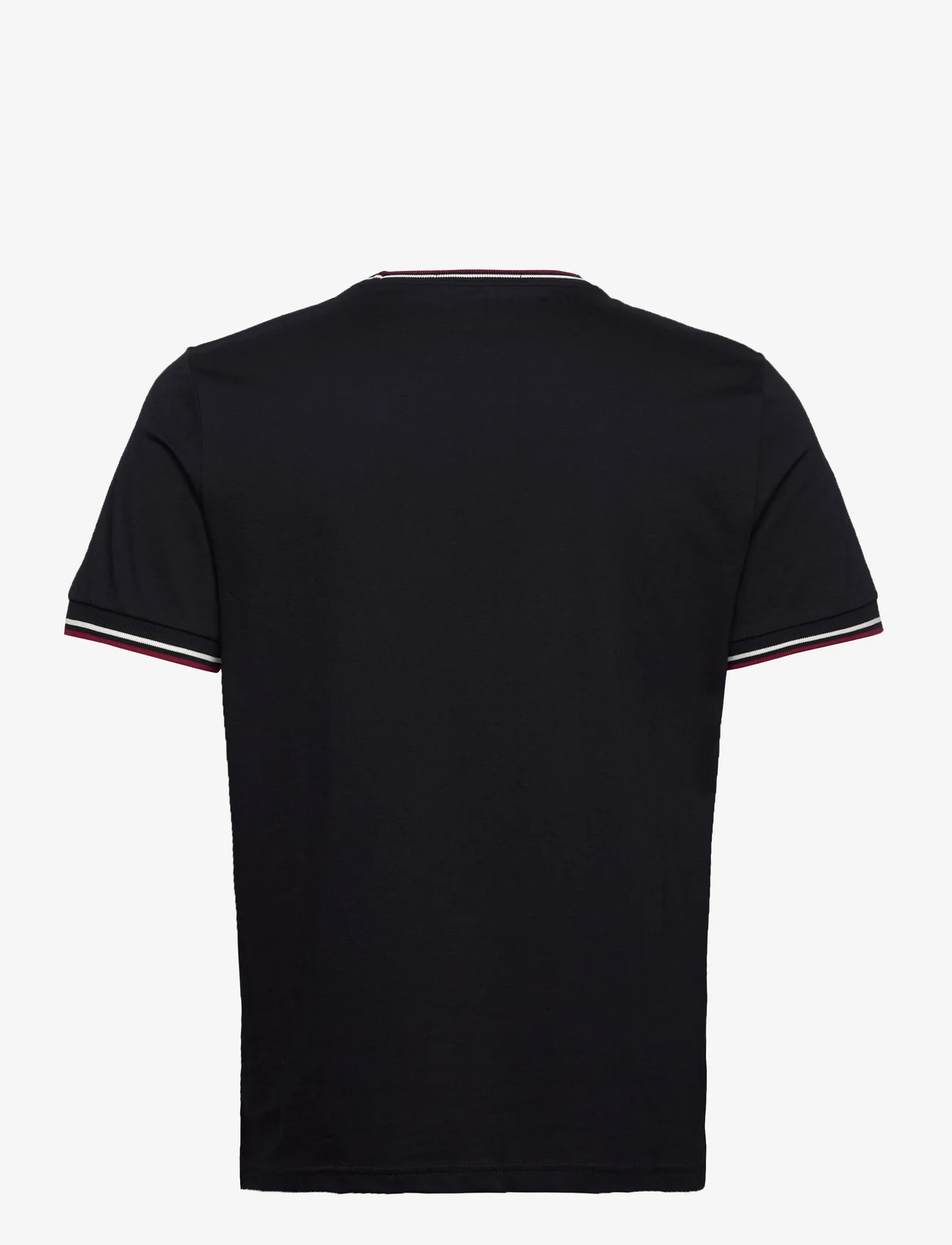 Fred Perry - TWIN TIPPED T-SHIRT - perus t-paidat - nvy/swht/bntred - 1