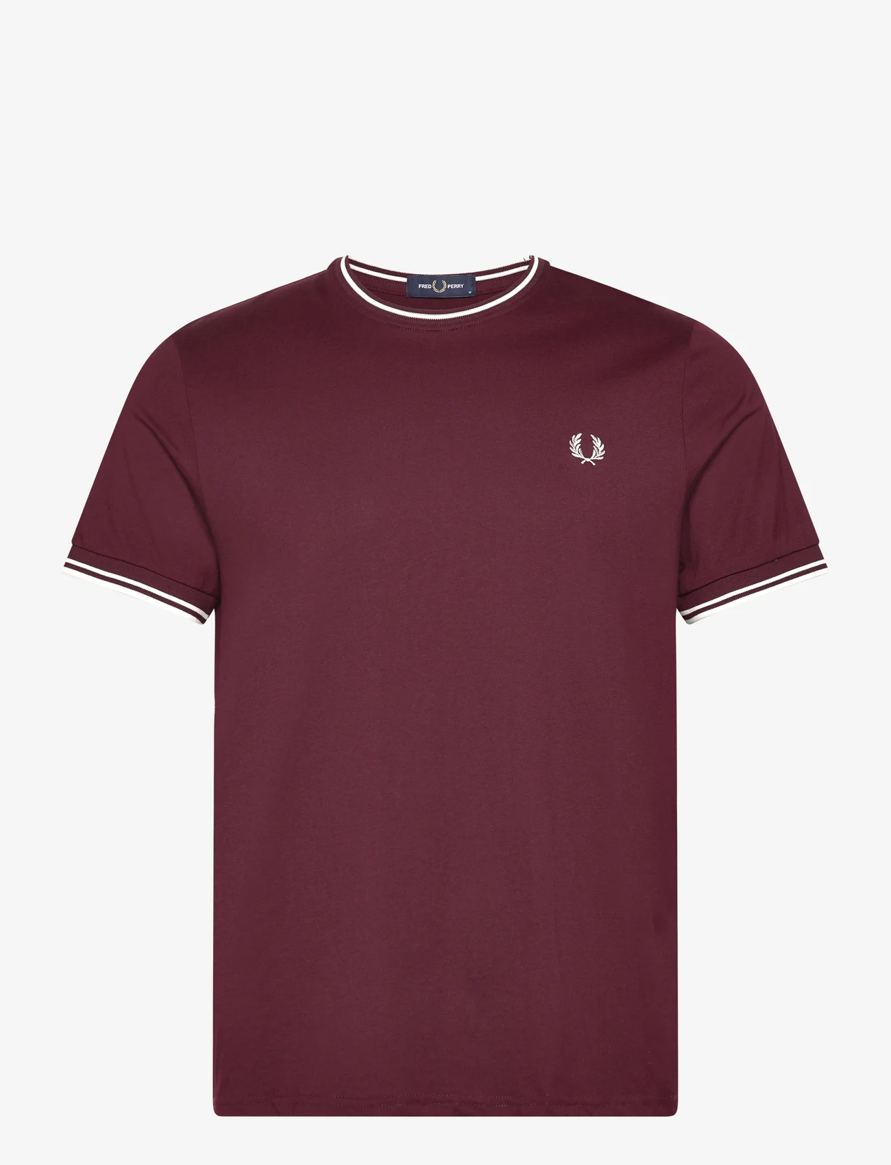 Fred Perry - TWIN TIPPED T-SHIRT - perus t-paidat - oxblood - 0