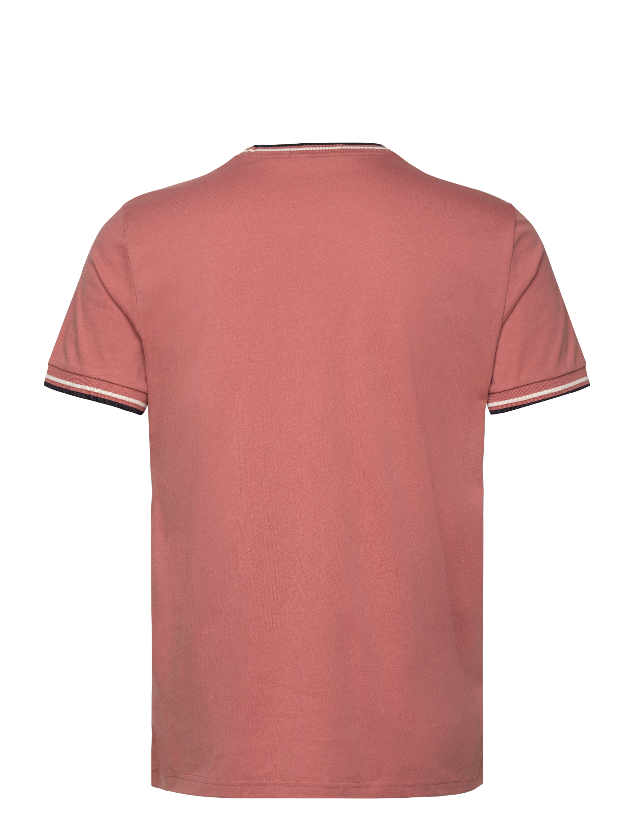 Fred Perry - TWIN TIPPED T-SHIRT - kortærmede t-shirts - pttpnk/ecru/navy - 1
