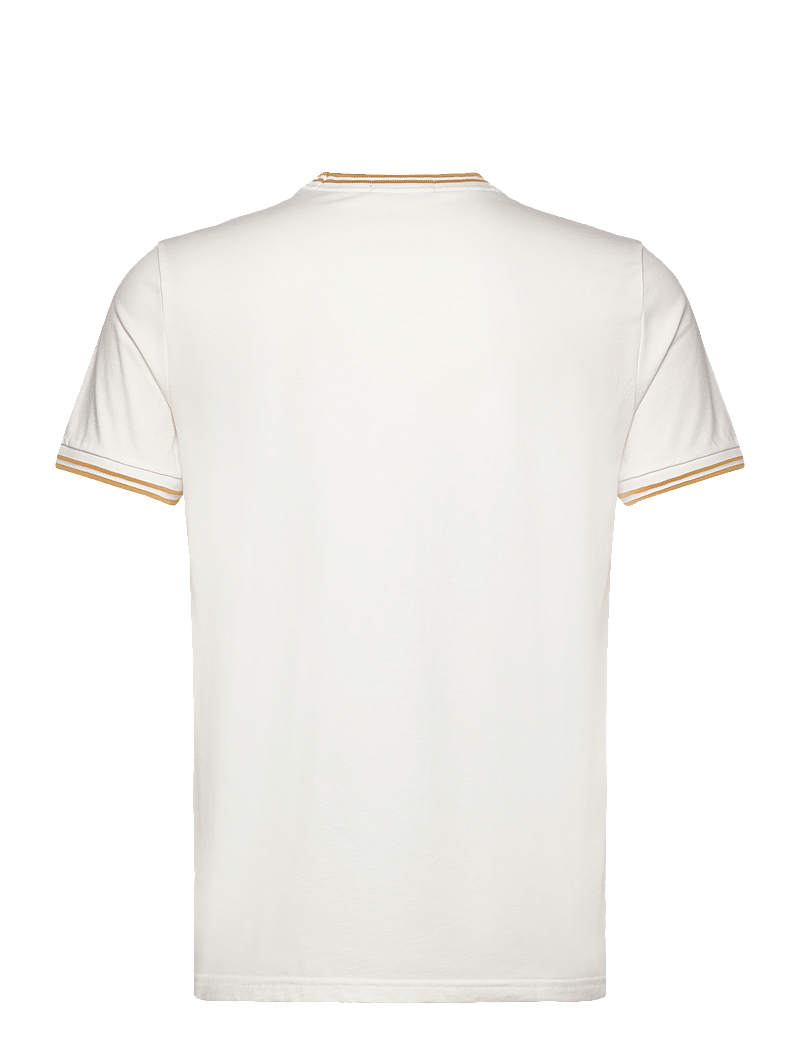 Fred Perry - TWIN TIPPED T-SHIRT - kurzärmelig - snwhite/hnycomb - 1