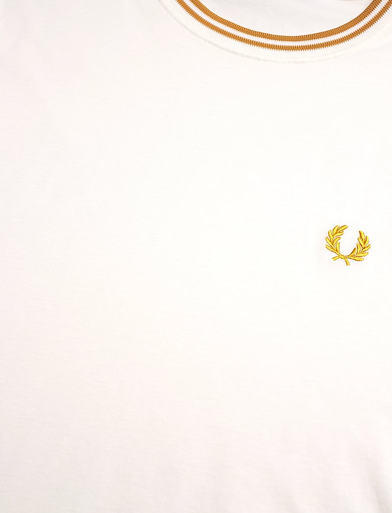 Fred Perry - TWIN TIPPED T-SHIRT - kurzärmelig - snwhite/hnycomb - 2