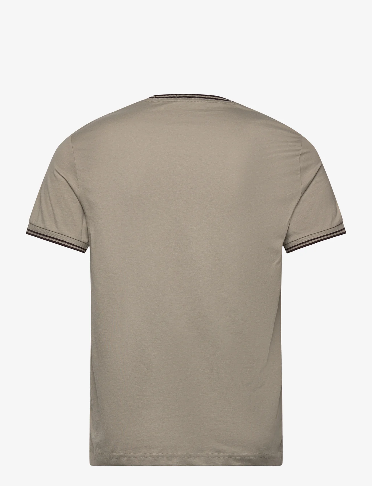 Fred Perry - TWIN TIPPED T-SHIRT - basic t-shirts - warm grey/brick - 1