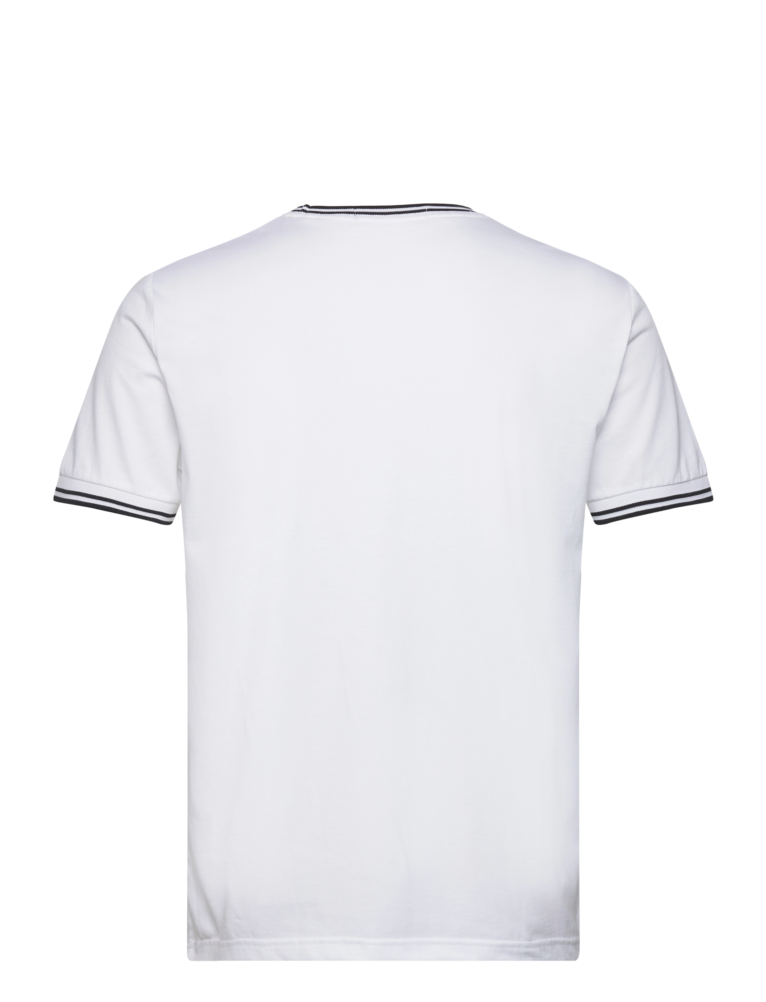 Fred Perry - TWIN TIPPED T-SHIRT - kortärmade t-shirts - white - 1