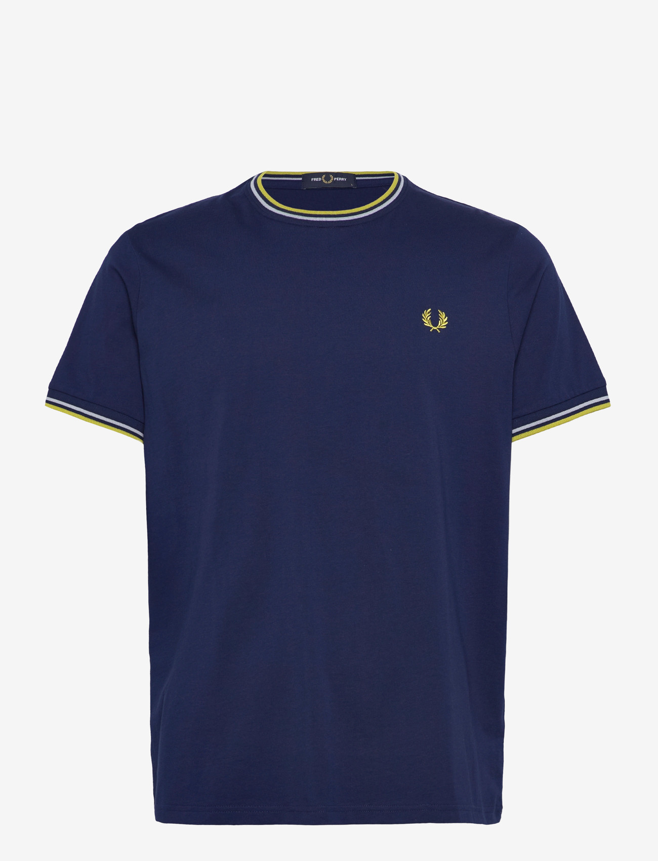 Fred Perry - TWIN TIPPED T-SHIRT - kortärmade t-shirts - french navy / dusky blue / cit - 1