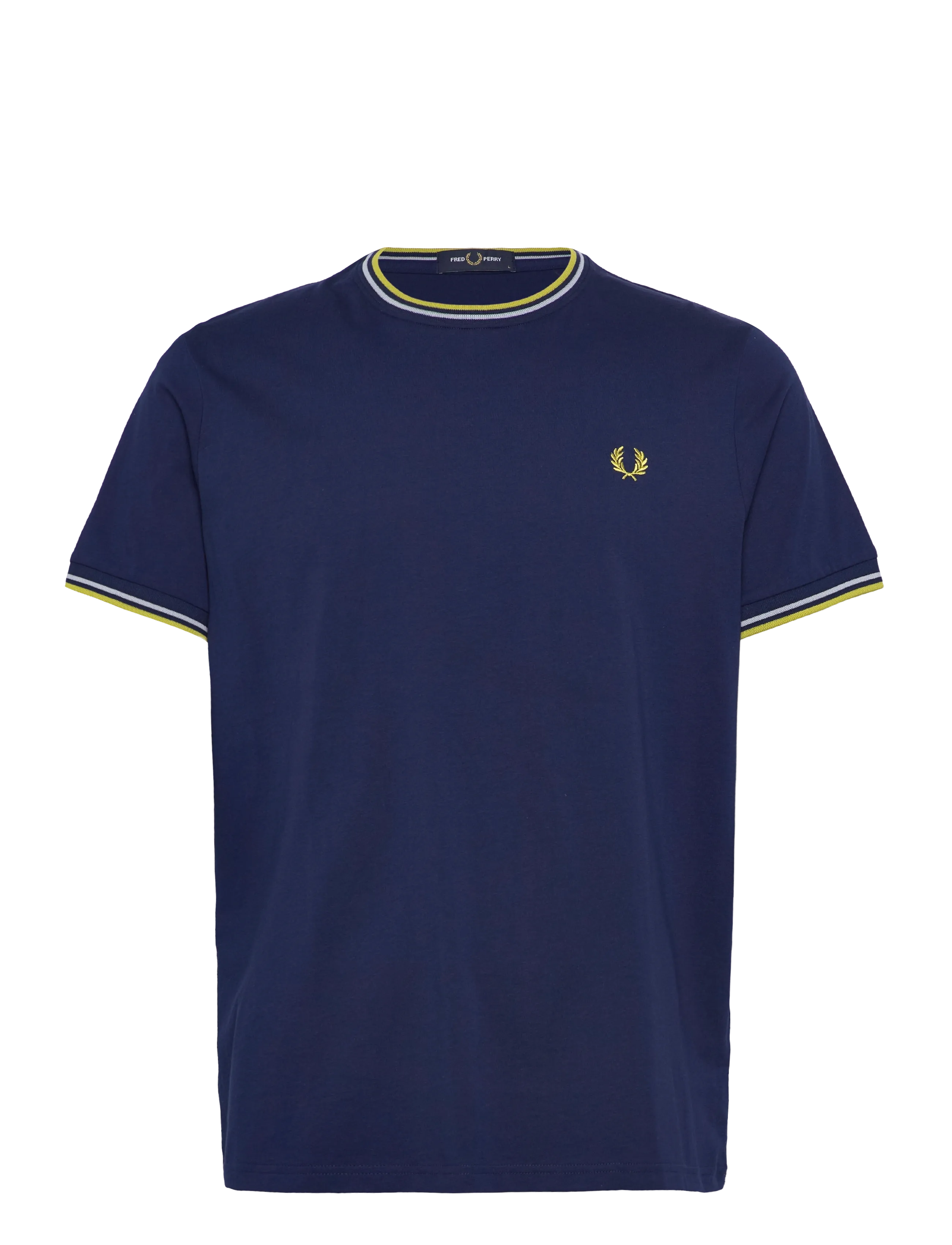 Fred Perry TWIN TIPPED T-SHIRT - T-särgid - FRENCH NAVY / DUSKY BLUE / CIT / navy
