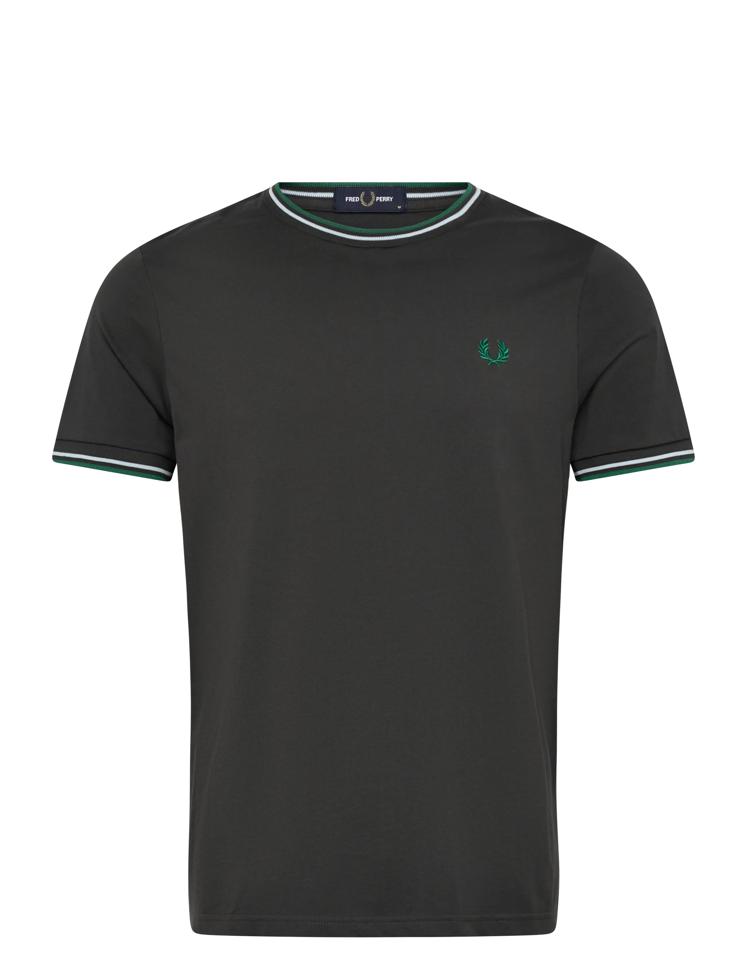 Fred Perry TWIN TIPPED T-SHIRT - T-särgid - ANCHOR GREY / LIGHT ICE / SPOR / grey