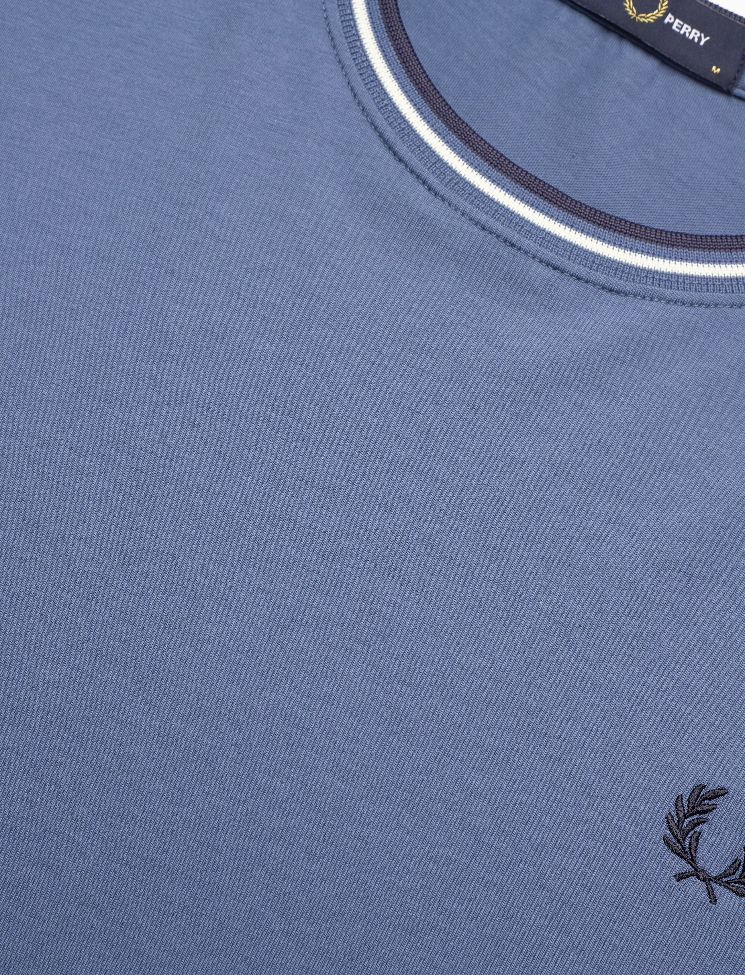 Fred Perry - TWIN TIPPED T-SHIRT - short-sleeved t-shirts - abl/snwt/tnsbl - 5