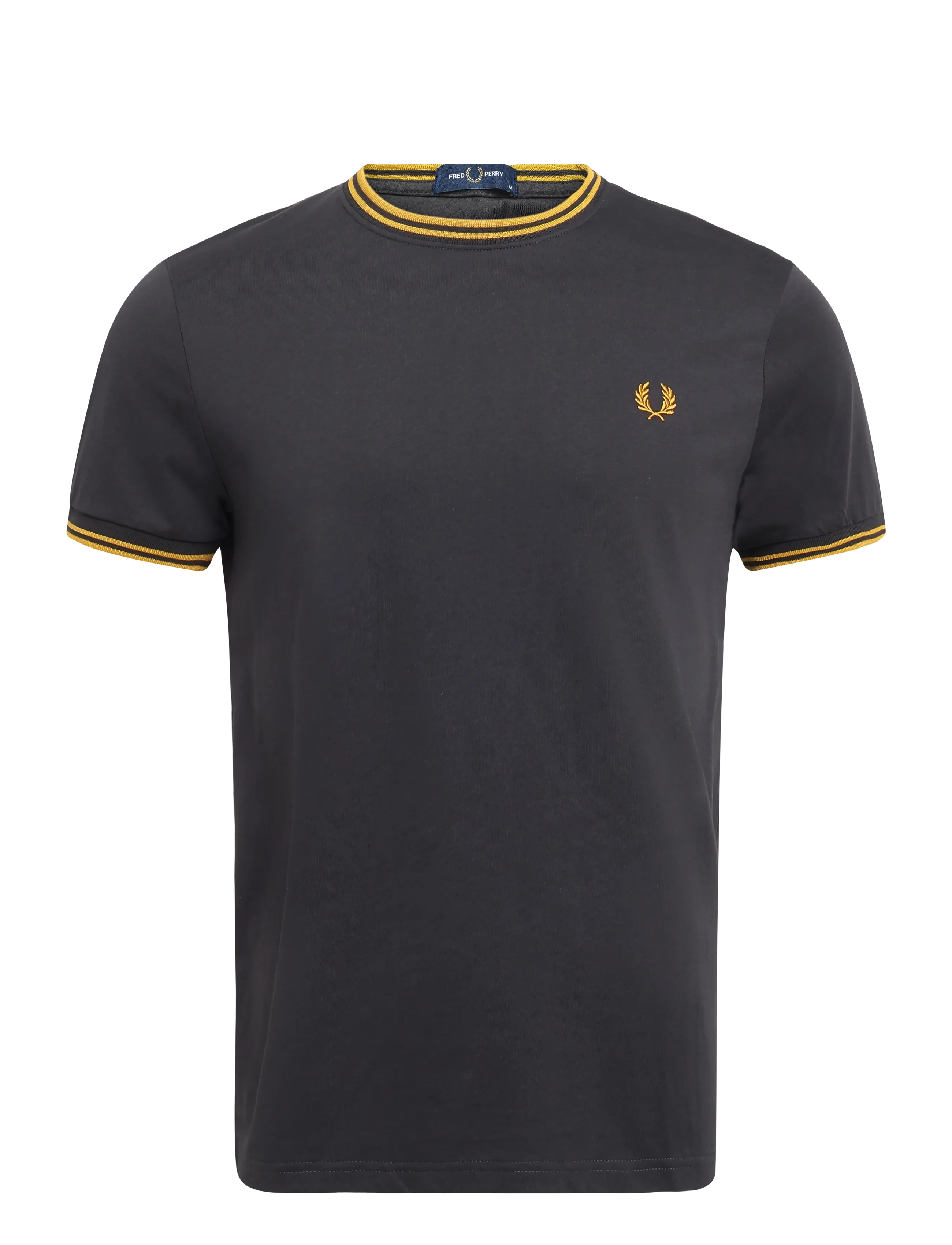 Fred Perry TWIN TIPPED T-SHIRT - Preppy - ANCHORGRY/GOLDEN / grey