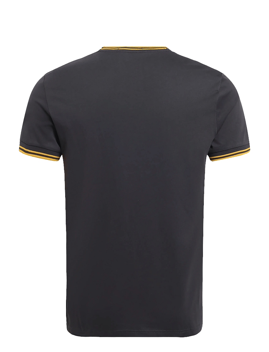 Fred Perry - TWIN TIPPED T-SHIRT - short-sleeved t-shirts - anchorgry/golden - 1