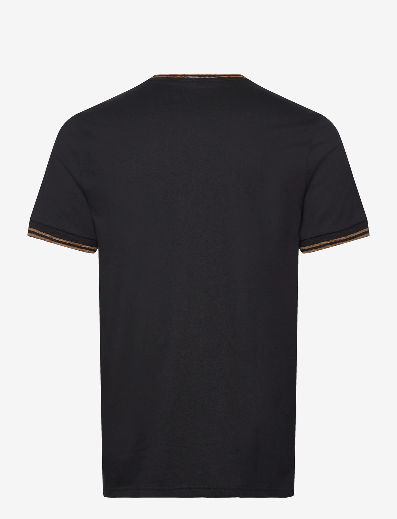 Fred Perry - TWIN TIPPED T-SHIRT - lühikeste varrukatega t-särgid - blk/shadedston - 1