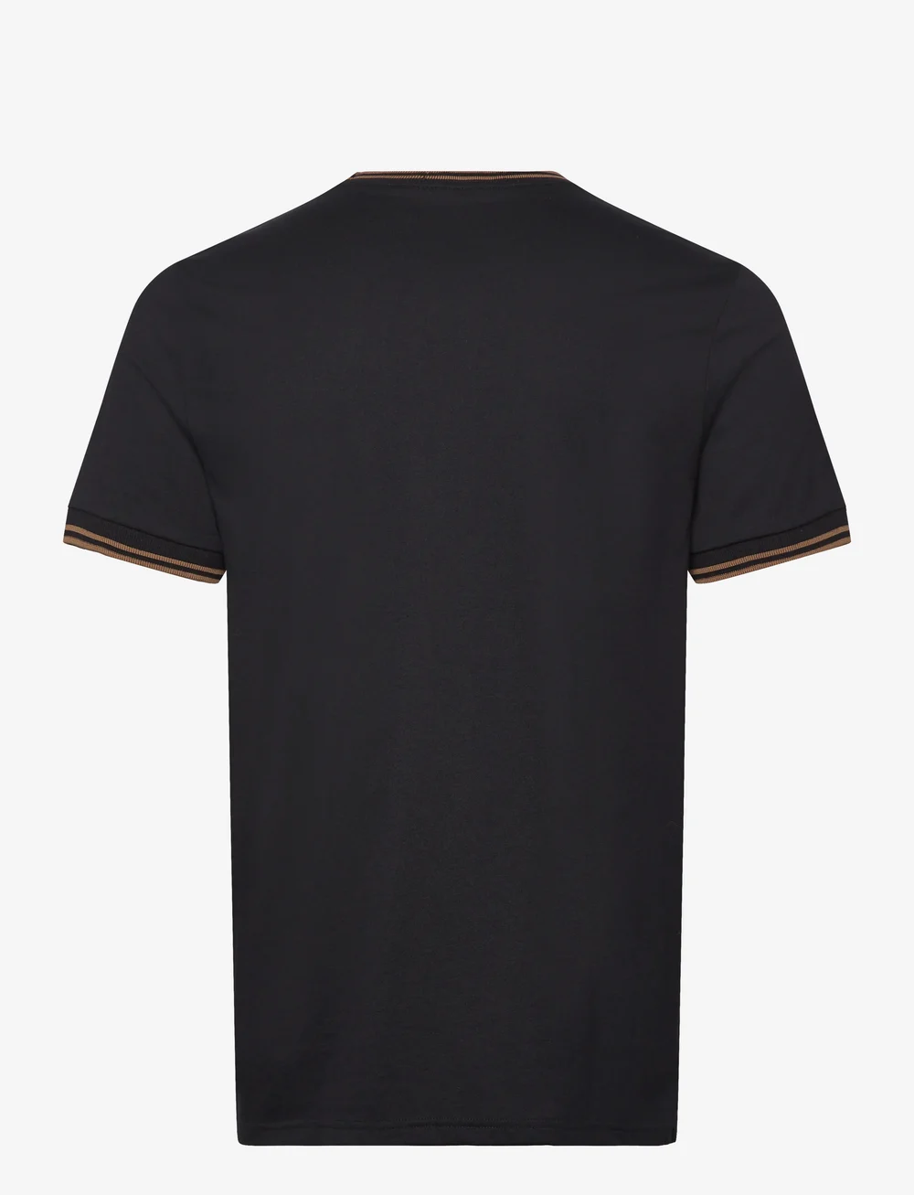 Fred Perry - TWIN TIPPED T-SHIRT - kortärmade t-shirts - blk/shadedston - 1