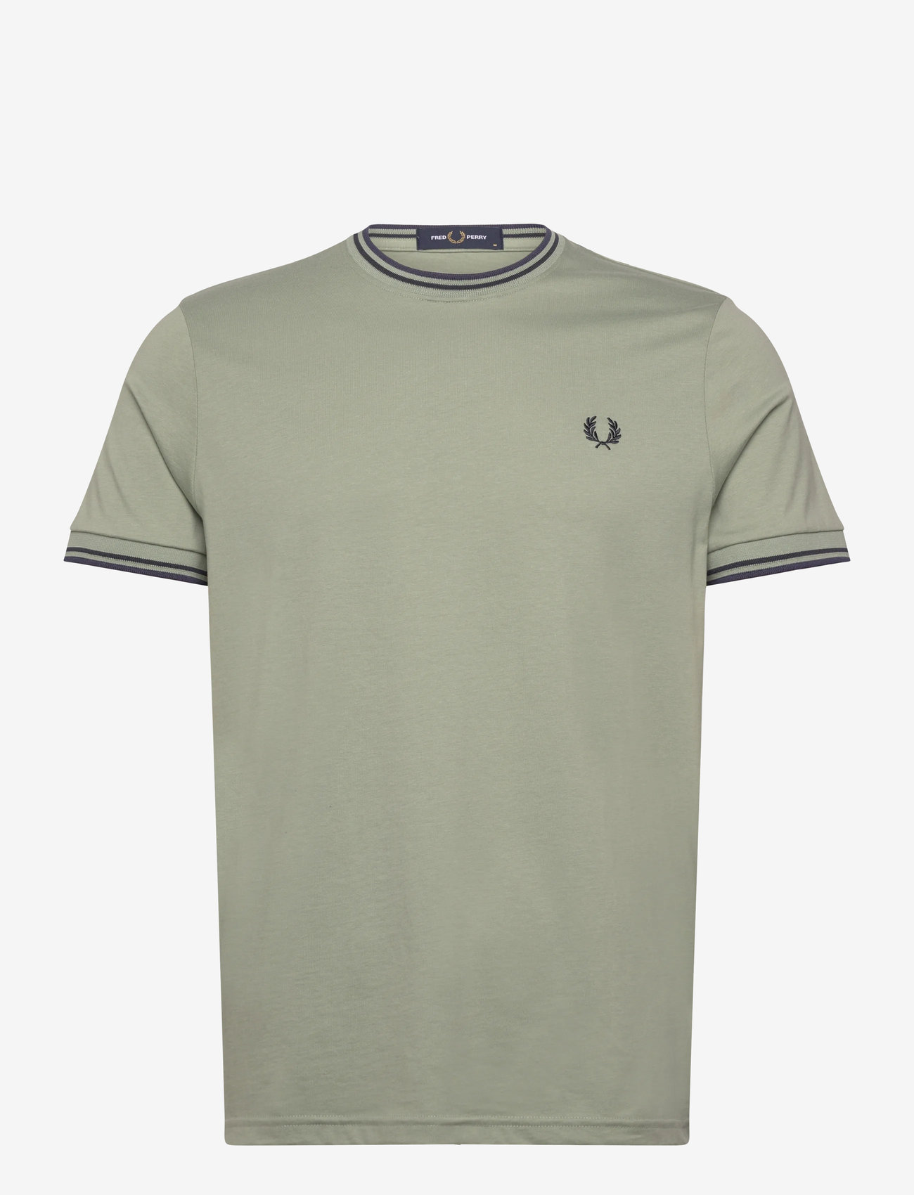 Fred Perry - TWIN TIPPED T-SHIRT - short-sleeved t-shirts - bylf/dair/tnsblu - 0