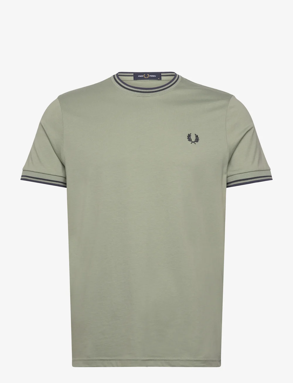 Fred Perry - TWIN TIPPED T-SHIRT - kortärmade t-shirts - bylf/dair/tnsblu - 0