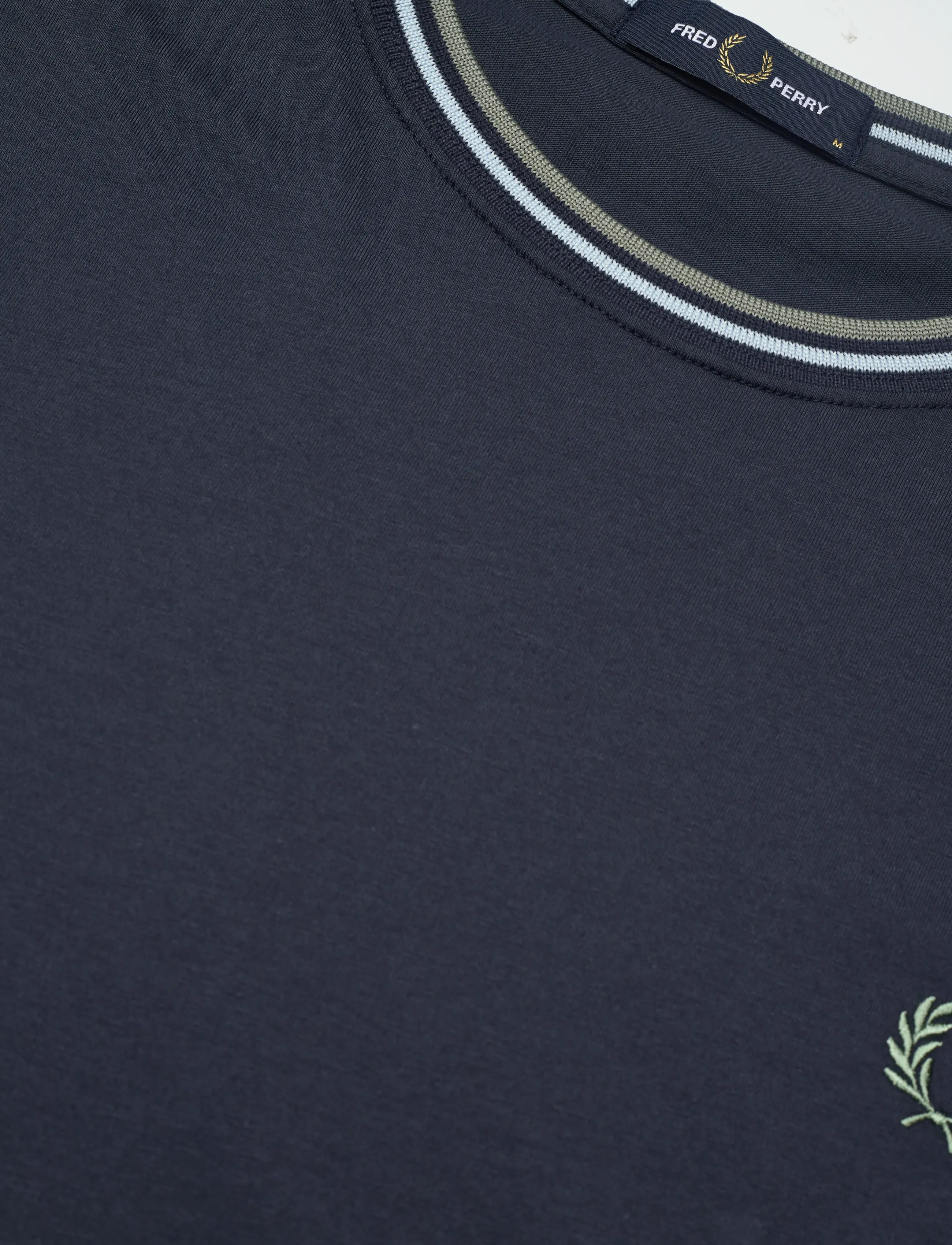 Fred Perry - TWIN TIPPED T-SHIRT - kortærmede t-shirts - drkairf/lic/bayl - 2