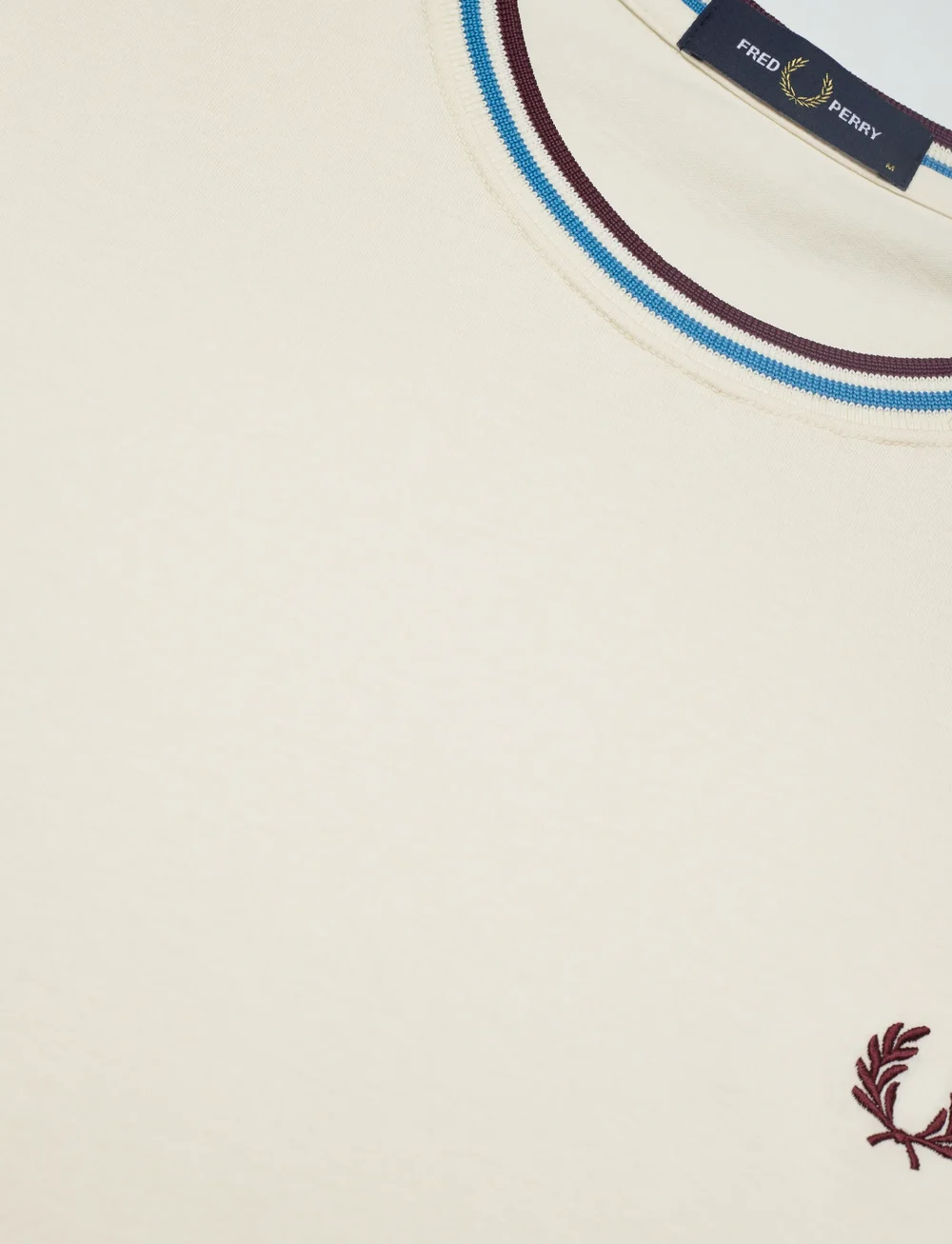Fred Perry - TWIN TIPPED T-SHIRT - t-shirts - ecr/crtblu/oxblo - 2