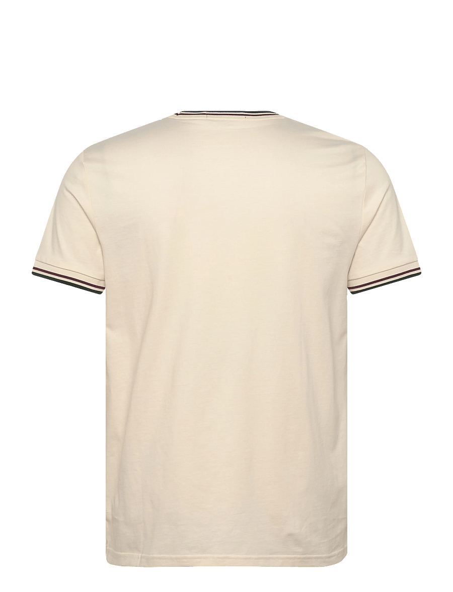 Fred Perry - TWIN TIPPED T-SHIRT - kurzärmelige t-shirts - ecr/oxbld/grsrts - 2