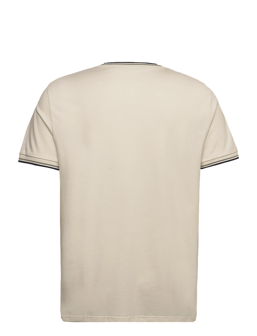Fred Perry - TWIN TIPPED T-SHIRT - short-sleeved t-shirts - ecr/seagrs/dkair - 1