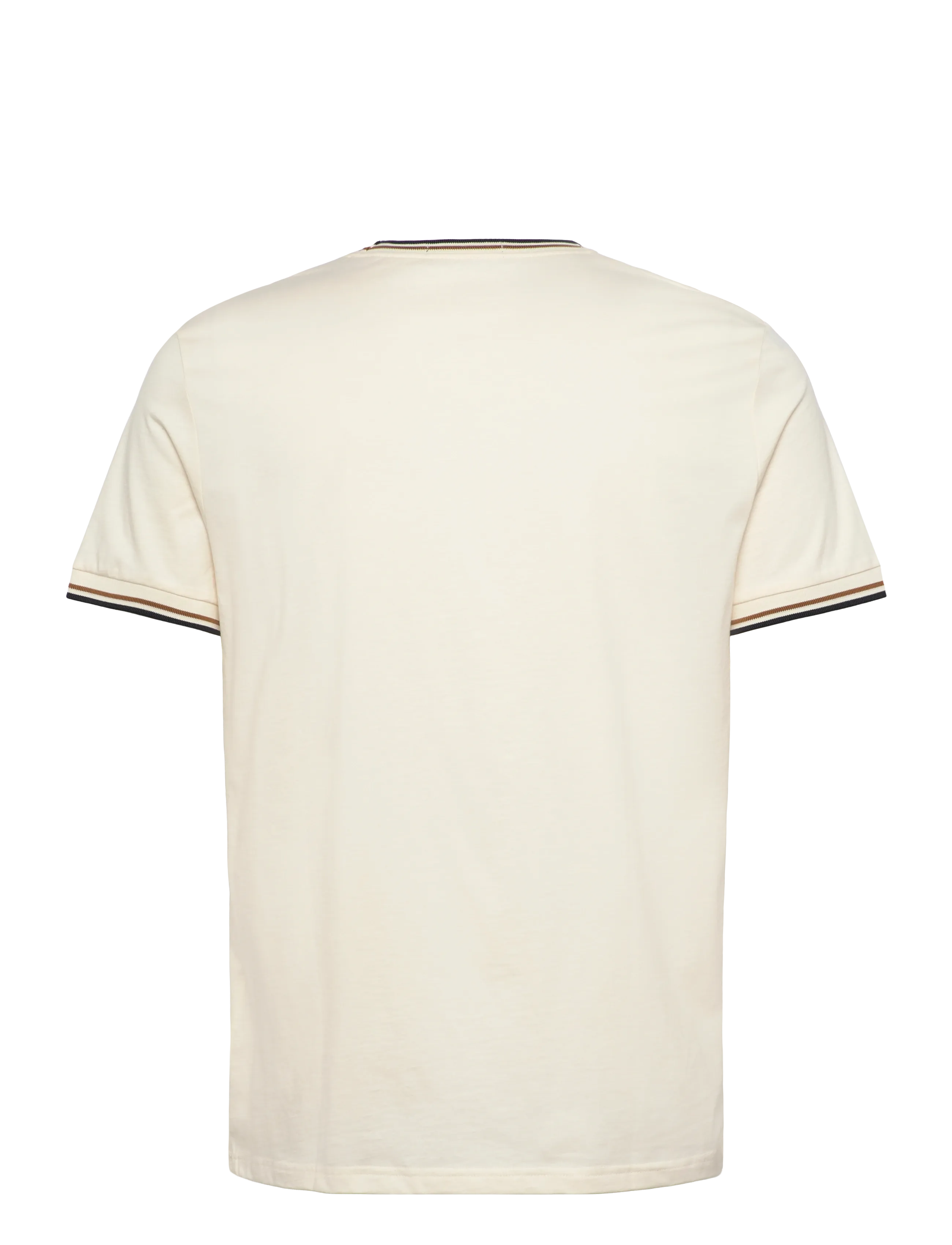 Fred Perry - TWIN TIPPED T-SHIRT - lühikeste varrukatega t-särgid - ecru / dark carmel / black - 2