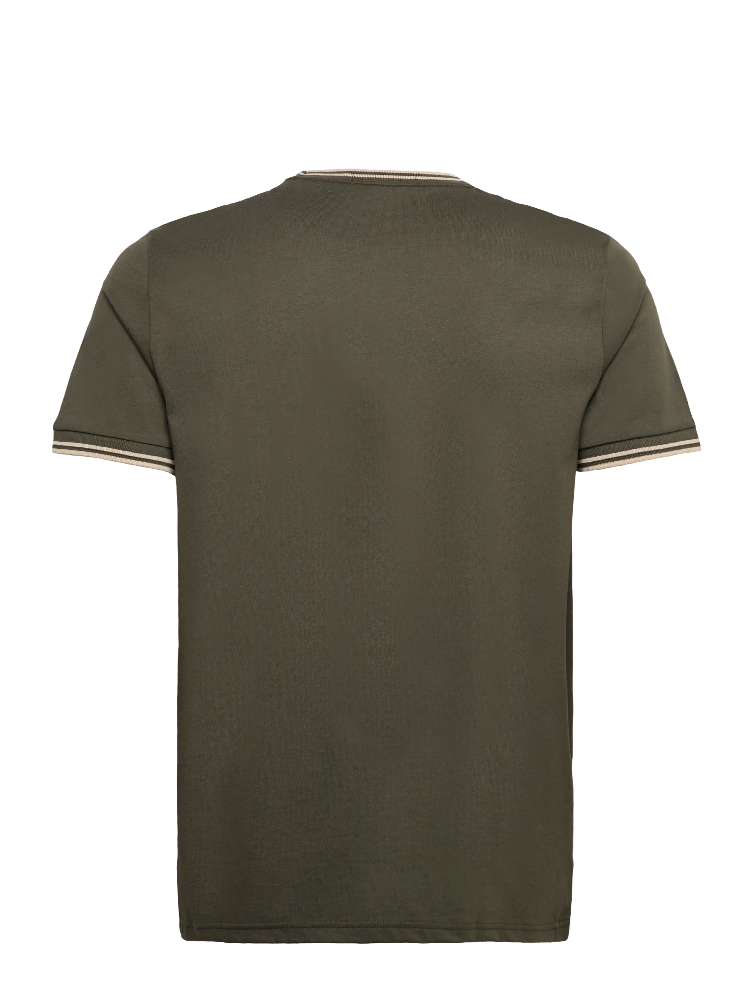 Fred Perry - TWIN TIPPED T-SHIRT - lühikeste varrukatega t-särgid - fieldgreen/oatme - 2