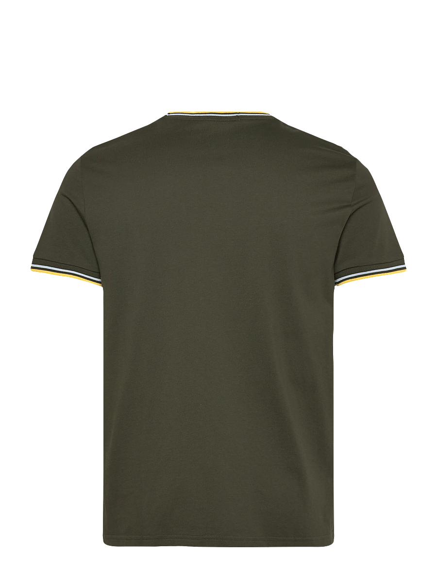 Fred Perry - TWIN TIPPED T-SHIRT - kurzärmelige t-shirts - hntngr/lgic/lmnb - 2