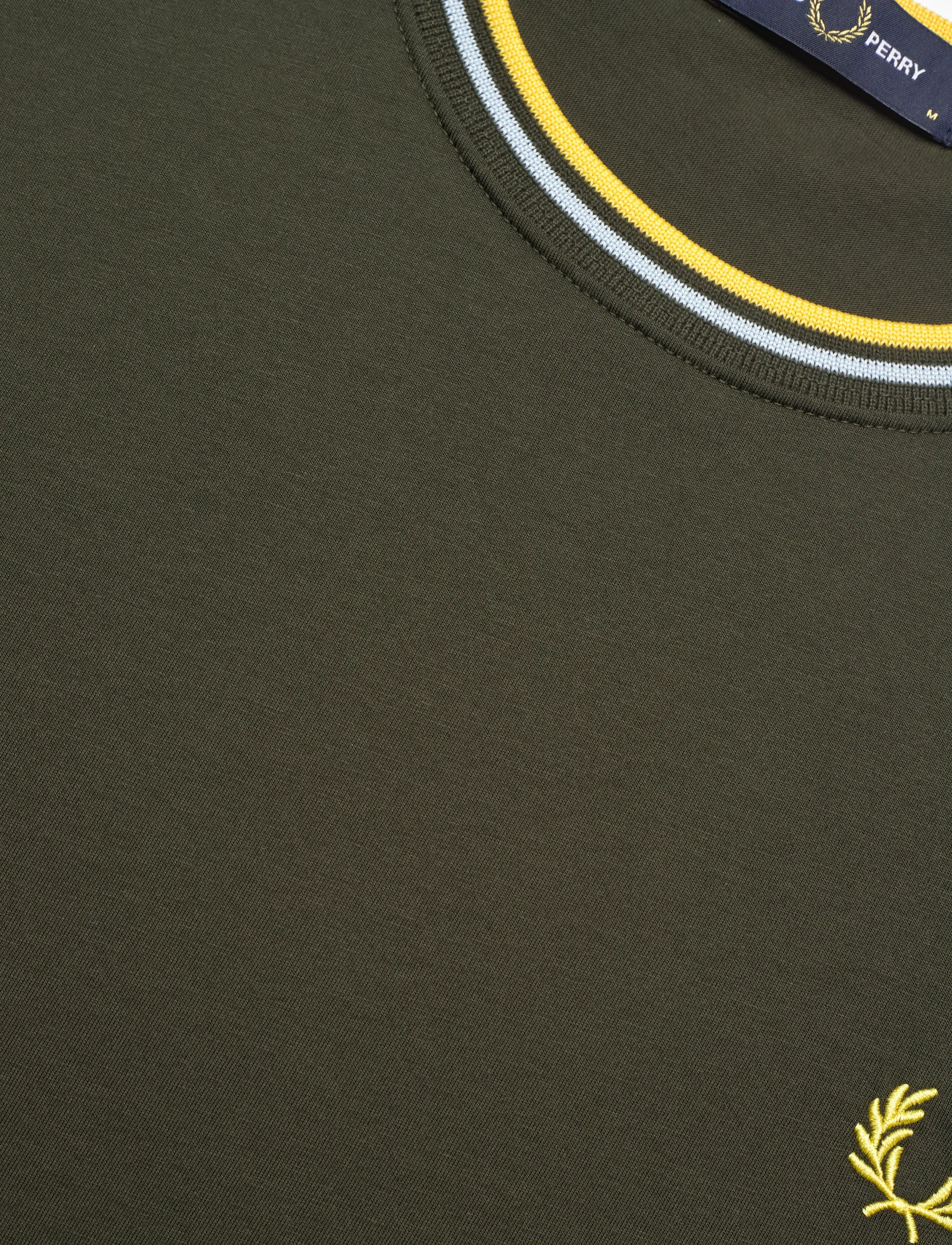 Fred Perry - TWIN TIPPED T-SHIRT - kortärmade t-shirts - hntngr/lgic/lmnb - 5